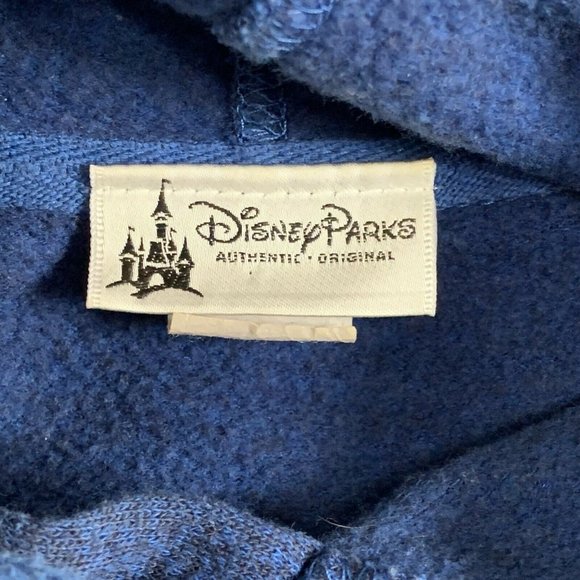 Disney Parks Mickey Mouse Blue Pullover Hoodie Sweater Women's Size Medium - Picture 5 of 8